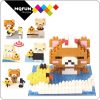 LNO cute Japanese rilakkuma relaxed bear kawaii animal mini blocks diamond blocks kids building brick DIY - LOZ Blocks Store