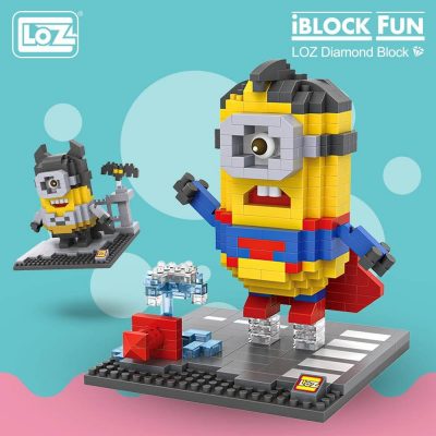 LOZ Diamond Blocks Super Heroes Figuras Plastic Assembly Toys Cartoon Pixels Action Figures Creative Gift Educational - LOZ Blocks Store