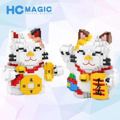 HC Mini Blocks Maneki Neko Fortune Cat - LOZ Blocks Store