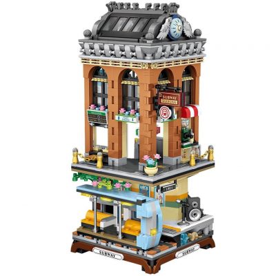 LOZ 1031 European-Style Subway Station - LOZ Blocks Official Store