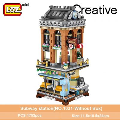 LOZ 1031 European-Style Subway Station - LOZ Blocks Official Store