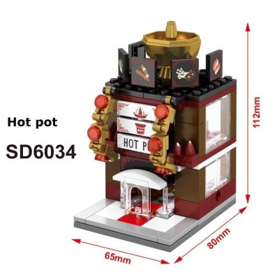 SEMBO SD6034-SD6037 & SD6050-6053 Mini Shop Building Bricks - LOZ Blocks Official Store