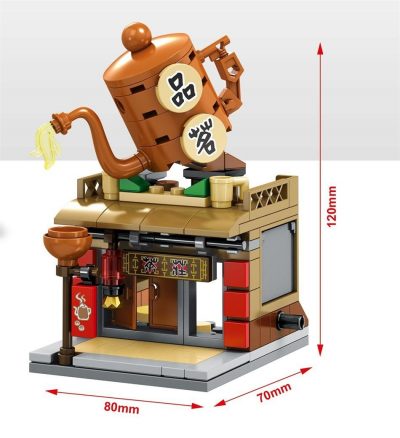 SEMBO SD 6084-6099 & 6054-6057 Mini Street Shop Model - LOZ Blocks Official Store