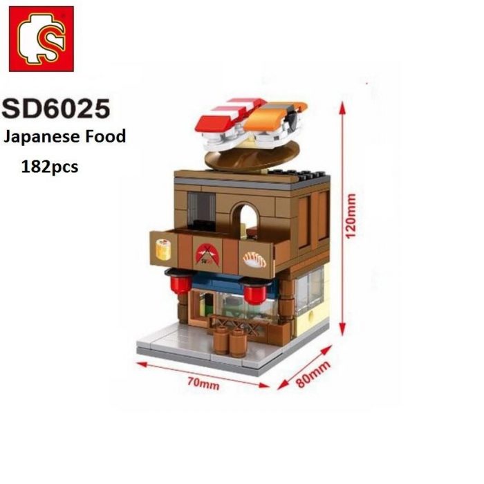 SEMBO SD 6084-6099 & 6054-6057 Mini Street Shop Model - LOZ Blocks Official Store