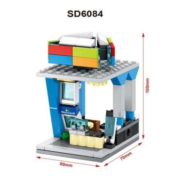 SEMBO SD 6084-6099 & 6054-6057 Mini Street Shop Model - LOZ Blocks Official Store