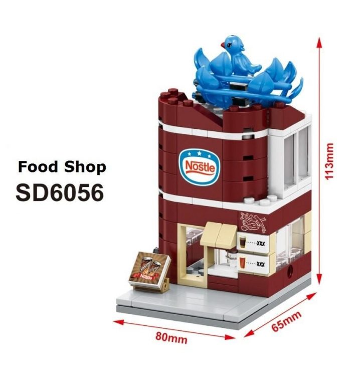 SEMBO SD 6084-6099 & 6054-6057 Mini Street Shop Model - LOZ Blocks Official Store