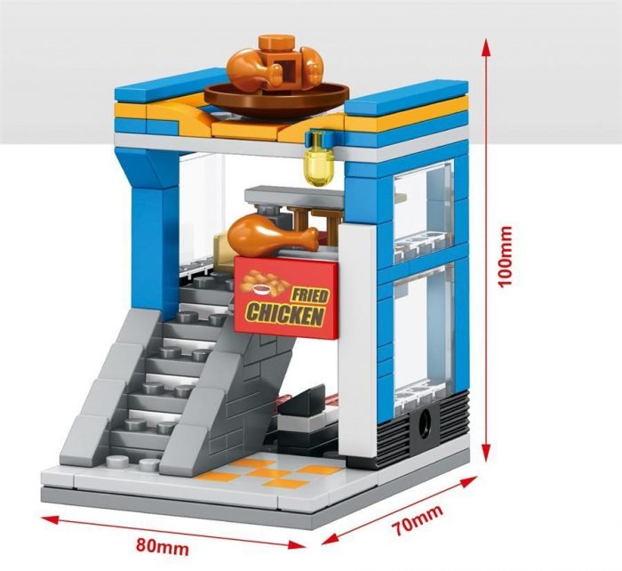 SEMBO SD 6084-6099 & 6054-6057 Mini Street Shop Model - LOZ Blocks Official Store