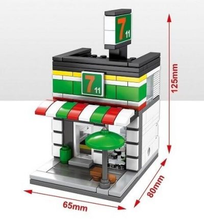 SEMBO SD 6084-6099 & 6054-6057 Mini Street Shop Model - LOZ Blocks Official Store