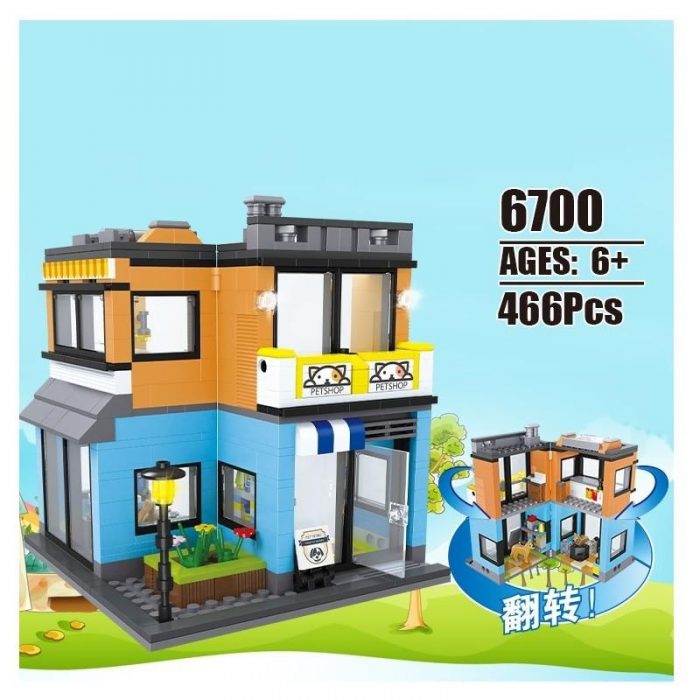 Funnyfull 6700-6705 Hsanhe City Pet Shop - LOZ Blocks Official Store