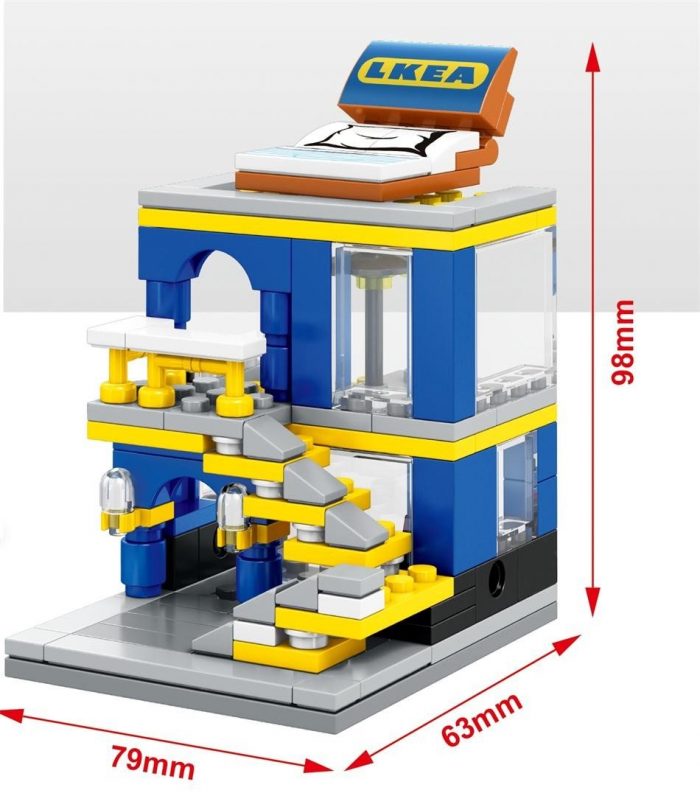 SEMBO SD6088-SD6091 & SD6042-SD6045 & SD6062-6069 Mini Street Cute Small Shop - LOZ Blocks Official Store