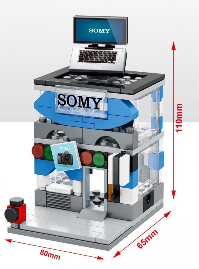 SEMBO SD6088-SD6091 & SD6042-SD6045 & SD6062-6069 Mini Street Cute Small Shop - LOZ Blocks Official Store