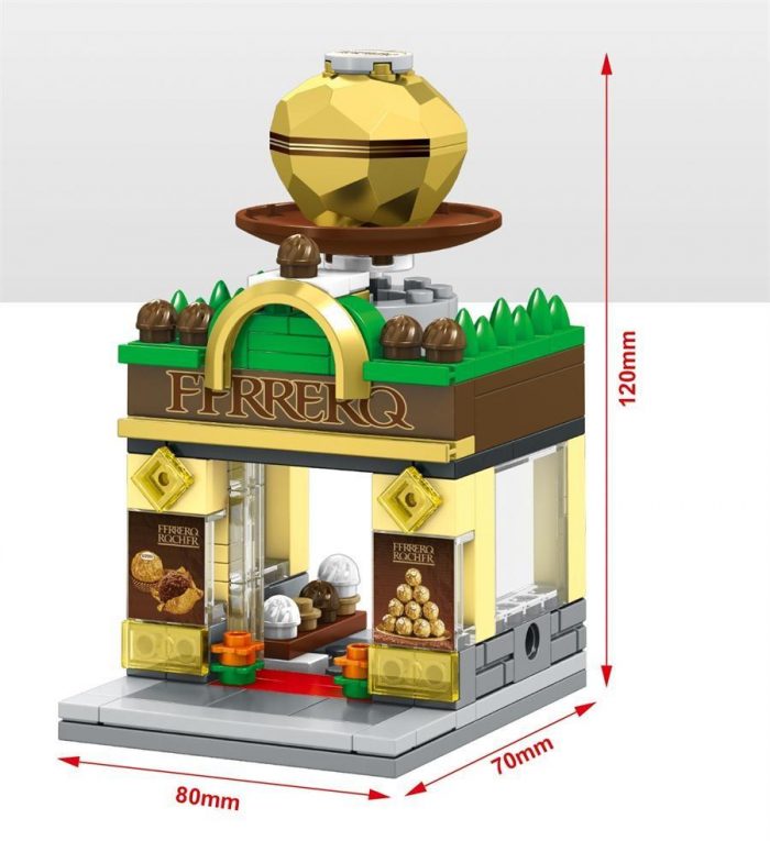 SEMBO SD6088-SD6091 & SD6042-SD6045 & SD6062-6069 Mini Street Cute Small Shop - LOZ Blocks Official Store