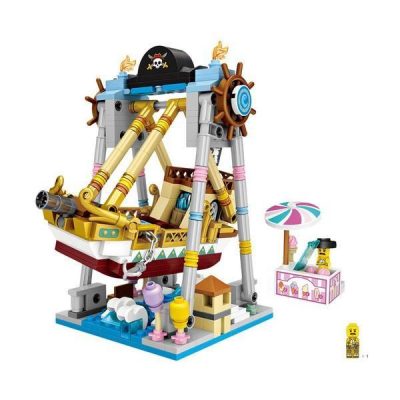 LOZ Amusement Park Pirate Ship - LOZ Blocks Official Store