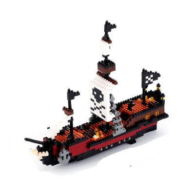 YZ 66505 Large Caribbean Pirate Skull Ship - LOZ Blocks Official Store