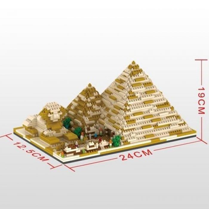 YZ 059 Large Golden Egyptian Pyramids - LOZ Blocks Official Store