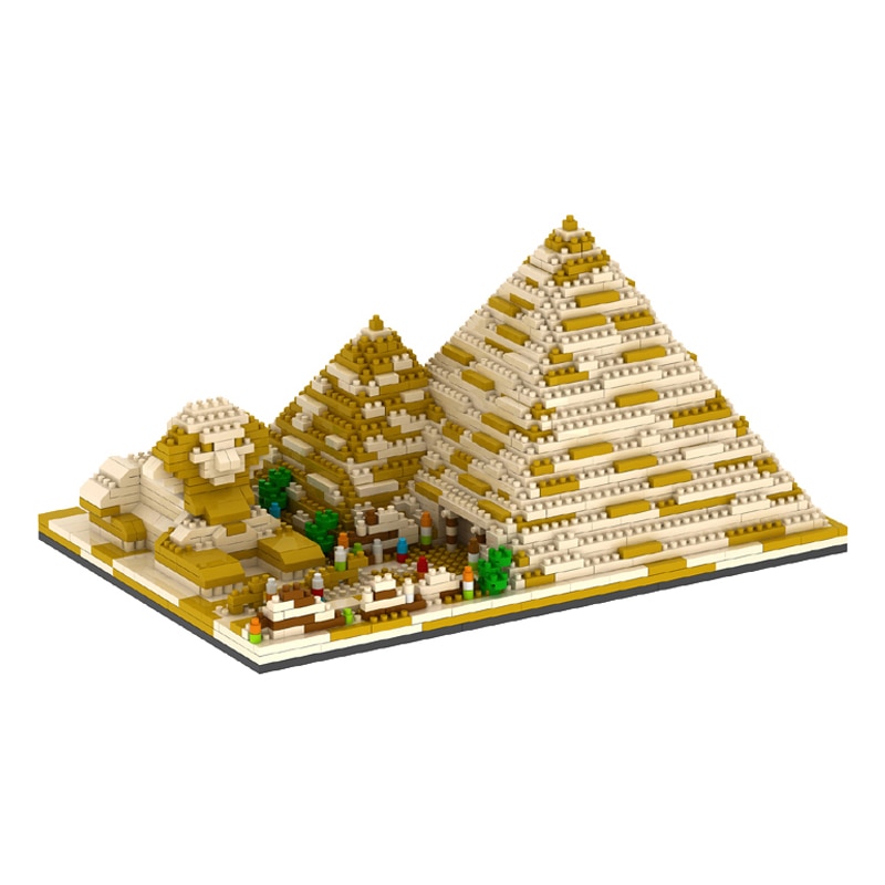 YZ 059 Large Golden Egyptian Pyramids