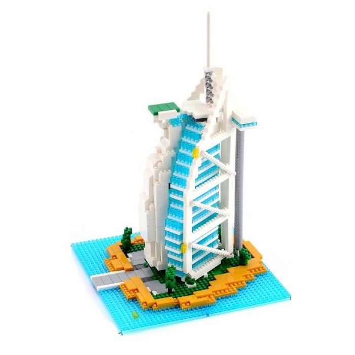 YZ 052 Large Burj Al Arab Hotel - LOZ Blocks Official Store