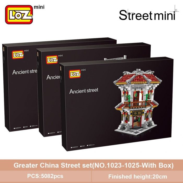 LOZ 1023-1025 China Traditional Street Set - LOZ Blocks Official Store