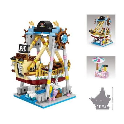 LOZ Amusement Park Pirate Ship - LOZ Blocks Official Store