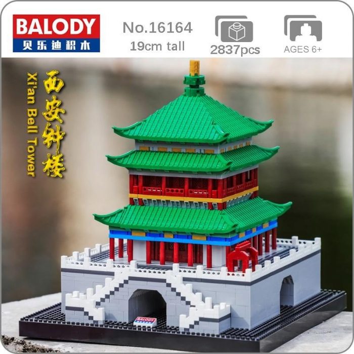 Balody 16164 World Famous Architecture Xian Bell Tower 3D Model DIY Mini Diamond Blocks Bricks Building - LOZ Blocks Store