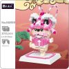 DAIA 66859 Chinesische Sternzeichen Peking oper Lion Dance Hund Tier Modell Mini Diamant Bl cke Ziegel - LOZ Blocks Store