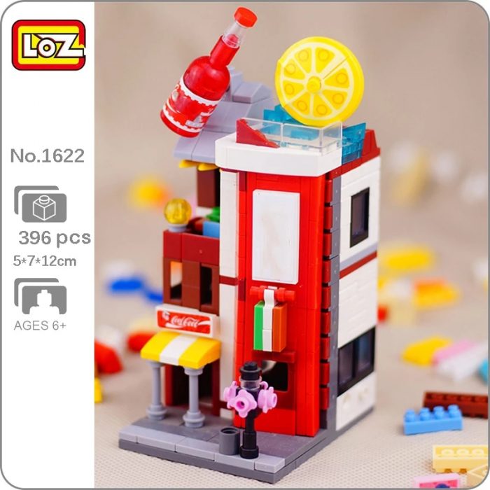 LOZ 1622 City Street Cola Soda Drink Beverage Shop Store Architecture Model Mini Blocks Bricks Building.jpg Q90.jpg - LOZ Blocks Store