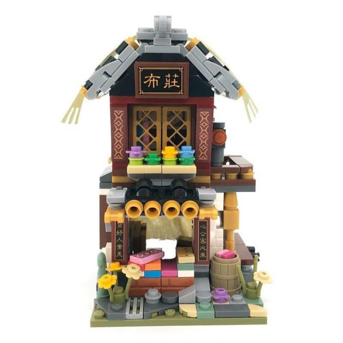 LOZ 1734 Cloth Shop Chinatown - LOZ Blocks Official Store