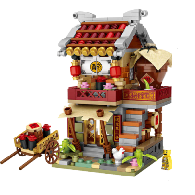 LOZ 1722-1725 Mini Chinatown Set - LOZ Blocks Official Store