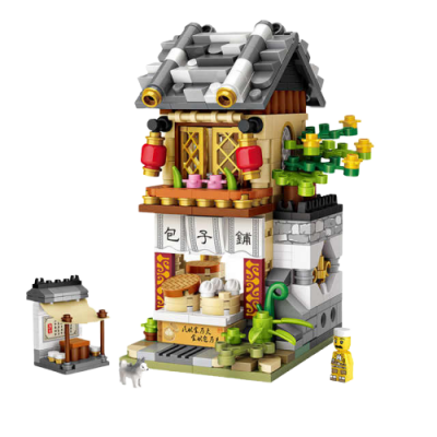 LOZ 1722-1725 Mini Chinatown Set - LOZ Blocks Official Store