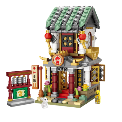 LOZ 1722-1725 Mini Chinatown Set - LOZ Blocks Official Store