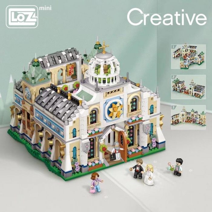 LOZ 1035 Wedding Church Hall - LOZ Blocks Official Store