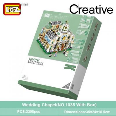 LOZ 1035 Wedding Church Hall - LOZ Blocks Official Store