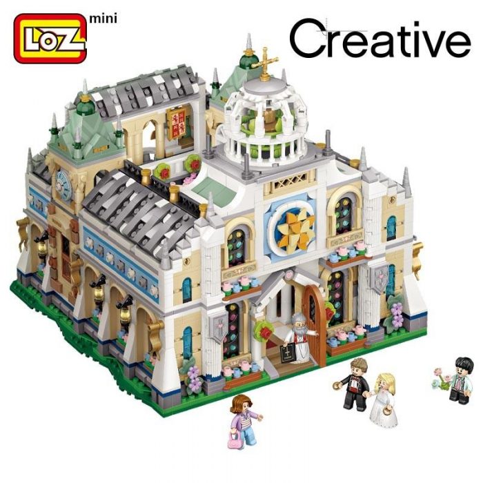 LOZ 1035 Wedding Church Hall - LOZ Blocks Official Store