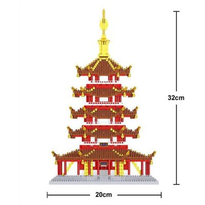 Lezi 8023 Leifeng Pagoda - LOZ Blocks Official Store