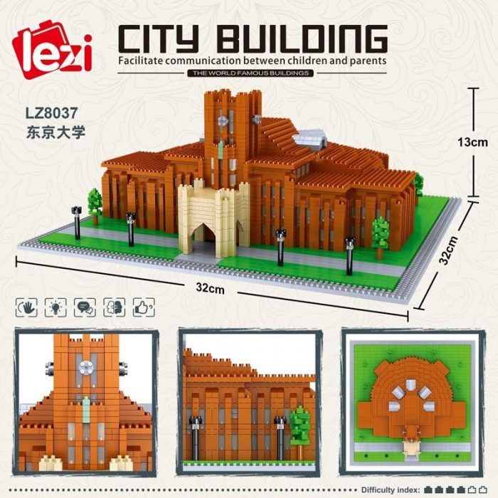 Lezi 8037 Tokyo University - LOZ Blocks Official Store