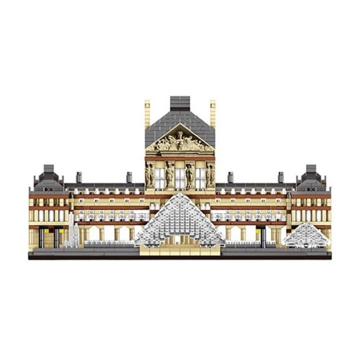 Lezi 8040 Louvre Museum - LOZ Blocks Official Store