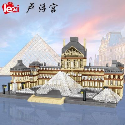 Lezi 8040 Louvre Museum - LOZ Blocks Official Store