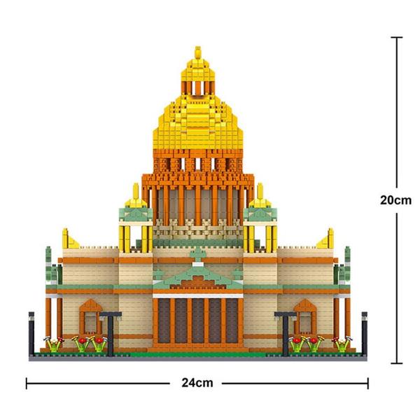 Lezi 8044 World Architecture St Isaac s Cathedral Museum Church DIY Mini Diamond Blocks Bricks Building - LOZ Blocks Store