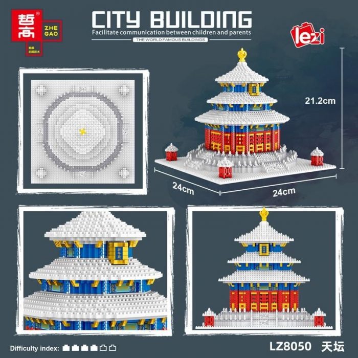 Lezi 8050 Temple of Heaven - LOZ Blocks Official Store