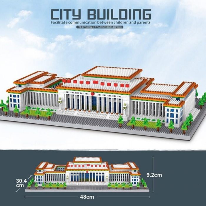 Lezi 8186 Great Hall Of The People - LOZ Blocks Official Store