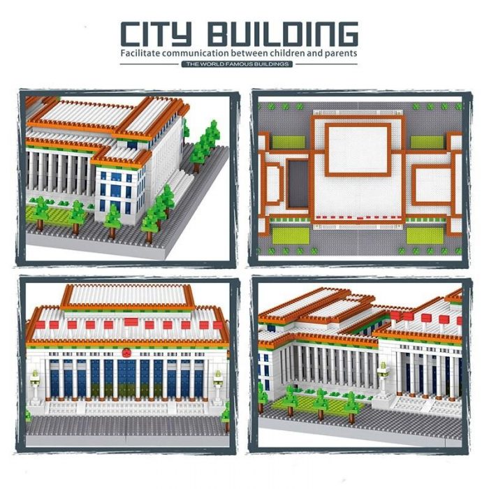 Lezi 8186 Great Hall Of The People - LOZ Blocks Official Store