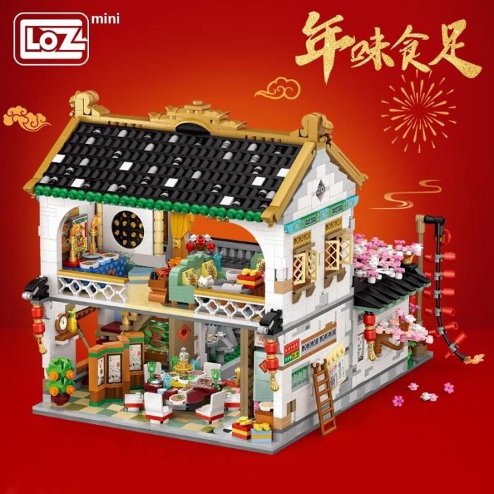 LOZ 1034 Siheyuan New Year's Eve Dinner - LOZ Blocks Official Store