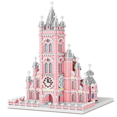 PZX 6626-6 Pink Sacred Heart Church - LOZ Blocks Official Store