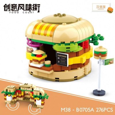 Sluban B0705A Hamburger and Sandwich Fast Food Restaurant - LOZ Blocks Official Store