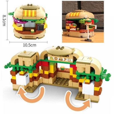 Sluban B0705A Hamburger and Sandwich Fast Food Restaurant - LOZ Blocks Official Store