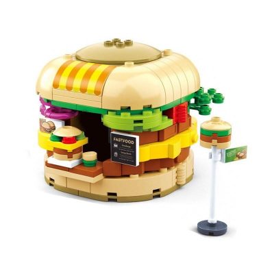 Sluban B0705A Hamburger and Sandwich Fast Food Restaurant - LOZ Blocks Official Store