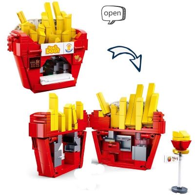 Sluban B0705B French Fries Fast Food Restaurant - LOZ Blocks Official Store