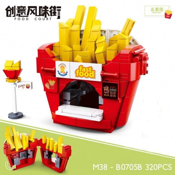 Sluban B0705B French Fries Fast Food Restaurant - LOZ Blocks Official Store