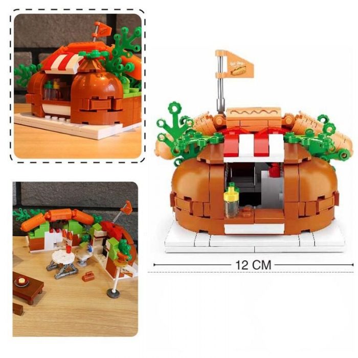 Sluban B0705C Hot Dog Fast Food Restaurant - LOZ Blocks Official Store