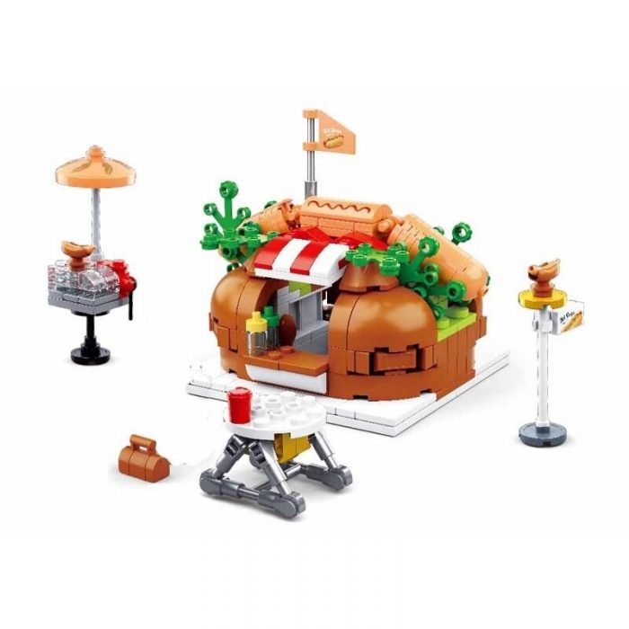 Sluban B0705C Hot Dog Fast Food Restaurant - LOZ Blocks Official Store